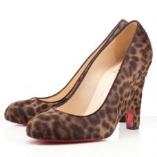 Pantofi Christian Louboutin Morphing 100mm cu imprimeu leopard