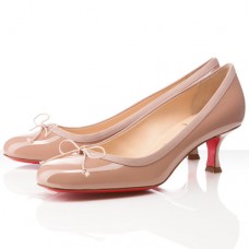 Pantofi Christian Louboutin Marcia Balla 40mm, culoare nud