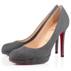 Pantofi Christian Louboutin New Simple 120mm gri