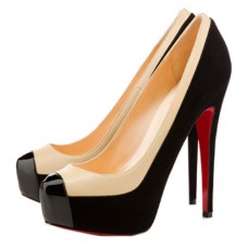Pantofi Christian Louboutin Mago Two Tone 160mm Negri