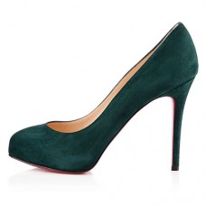 Pantofi Christian Louboutin New Declic 120mm verzi
