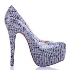 Pantofi cu platformă Christian Louboutin Daffodile Lace 160mm, negri