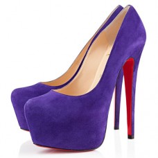Pantofi cu platformă Christian Louboutin Daffodile 160mm, violet