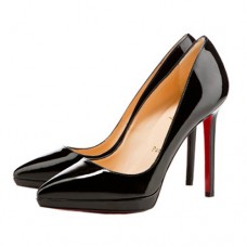 Pantofi Christian Louboutin Pigalle Plato 120mm Negri