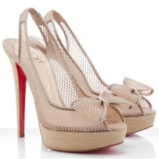 Pantofi sport Christian Louboutin Exclu 140mm bej
