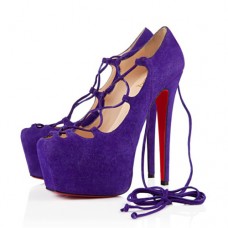 Pantofi cu platformă Christian Louboutin Ghildarc 160mm violet