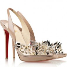 Pantofi sport Christian Louboutin Pik Pik Pik 120mm, culoare nud
