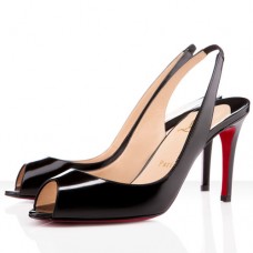 Pantofi sport Christian Louboutin You You 80mm Slingbacks Negri