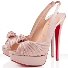 Pantofi Christian Louboutin Jenny 140mm pentru ocazii speciale, culoare nud Pantofi Christian Louboutin Jenny 140mm pentru ocazii speciale, culoare nud