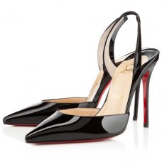 Pantofi Christian Louboutin Ever 100mm Slingbacks Negri