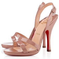 Pantofi sport Christian Louboutin Fine Romance 120mm, culoare nud