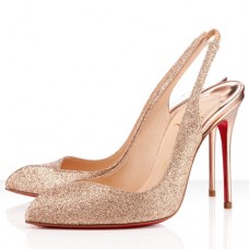Pantofi Christian Louboutin Corneille 100mm pentru ocazii speciale, culoare nud
