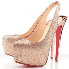 Pantofi Christian Louboutin Dafsling 160mm Slingbacks Nude