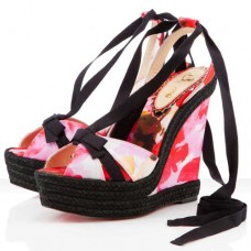 Pantofi cu platformă Christian Louboutin Isabelle 140mm roz
