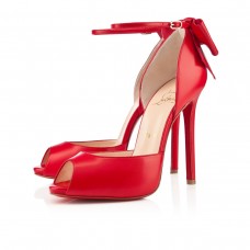 Christian Louboutin Dos Noeud 120mm Roșu Ocazie Specială