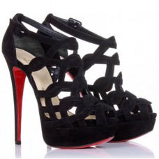 Sandale Christian Louboutin Larissa Plato 140mm negre