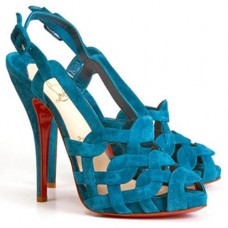Sandale Christian Louboutin Larissandale 120mm albastre