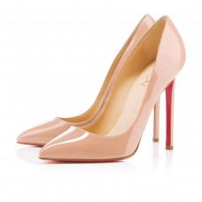 Pantofi Christian Louboutin Pigalle 120mm, culoare nud