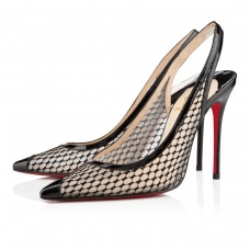 Sandale Christian Louboutin Nu et Nu 100mm negre