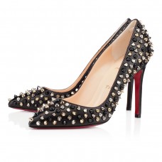 Pantofi Christian Louboutin Pigalle Spikes 100mm pentru ocazii speciale, negri Pantofi Christian Louboutin Pigalle Spikes 100mm pentru ocazii speciale, negri