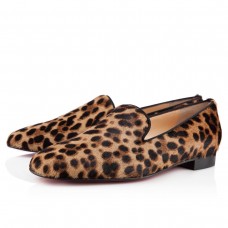 Mocasini Christian Louboutin Henriette cu imprimeu leopard Mocasini Christian Louboutin Henriette cu imprimeu leopard