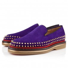 Mocasini Christian Louboutin Fredapoitiers violet