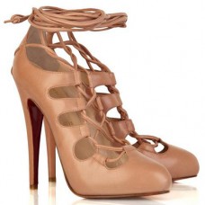 Pantofi Christian Louboutin Bloody 120mm Mary Jane maro
