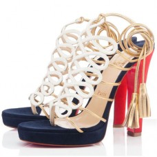 Sandale Christian Louboutin Salsbourg 120mm albe