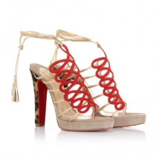 Sandale Christian Louboutin Salsbourg 120mm Taupe
