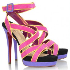 Sandale Christian Louboutin Straratata 120mm Rose Matador