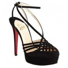 Sandale Christian Louboutin Tres Française 140mm Negre Sandale Christian Louboutin Tres Française 140mm Negre