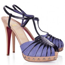 Sandale Christian Louboutin Zigounette 140mm violet